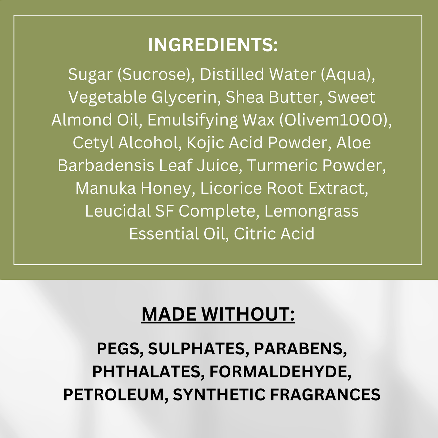Gommage corporel au sucre curcuma et l’acide kojic 510 g