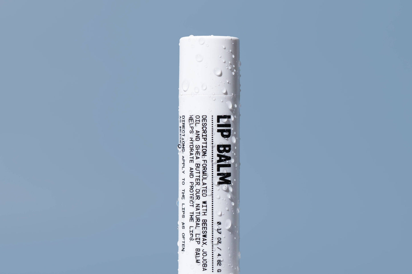 Nourishing lip balm with beeswax and shea butter