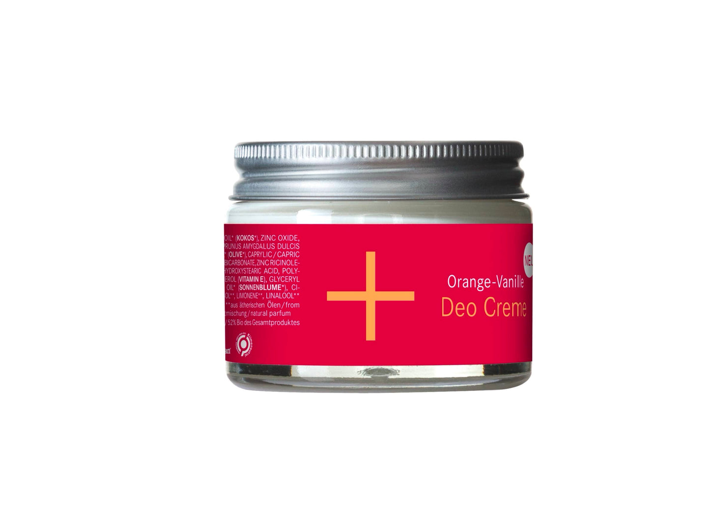 Crème déodorante orange-vanille