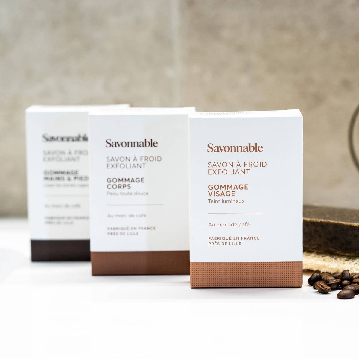 Savon gommage Visage.Teint lumineux