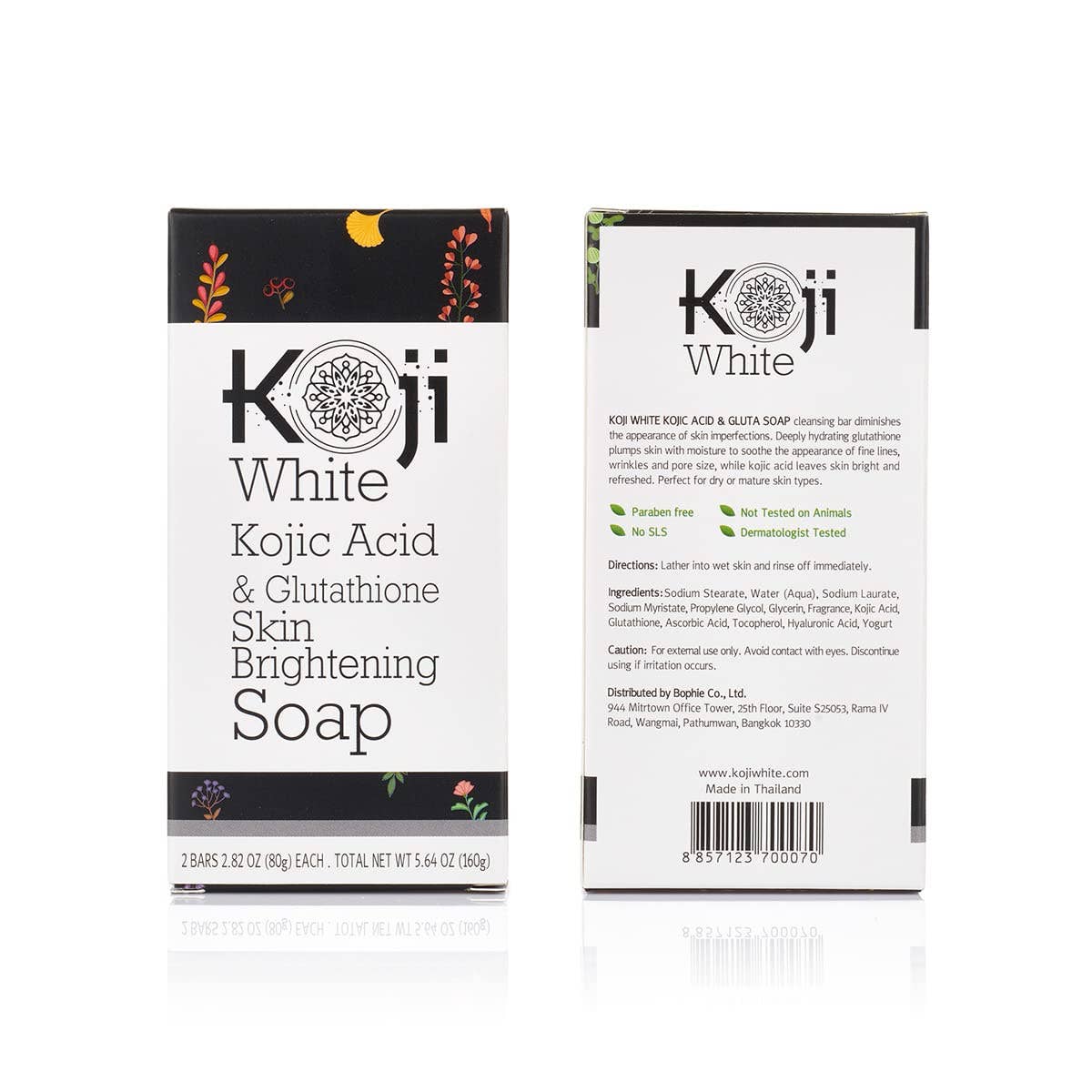 Savon pour la peau à l'acide kojique et au glutathion