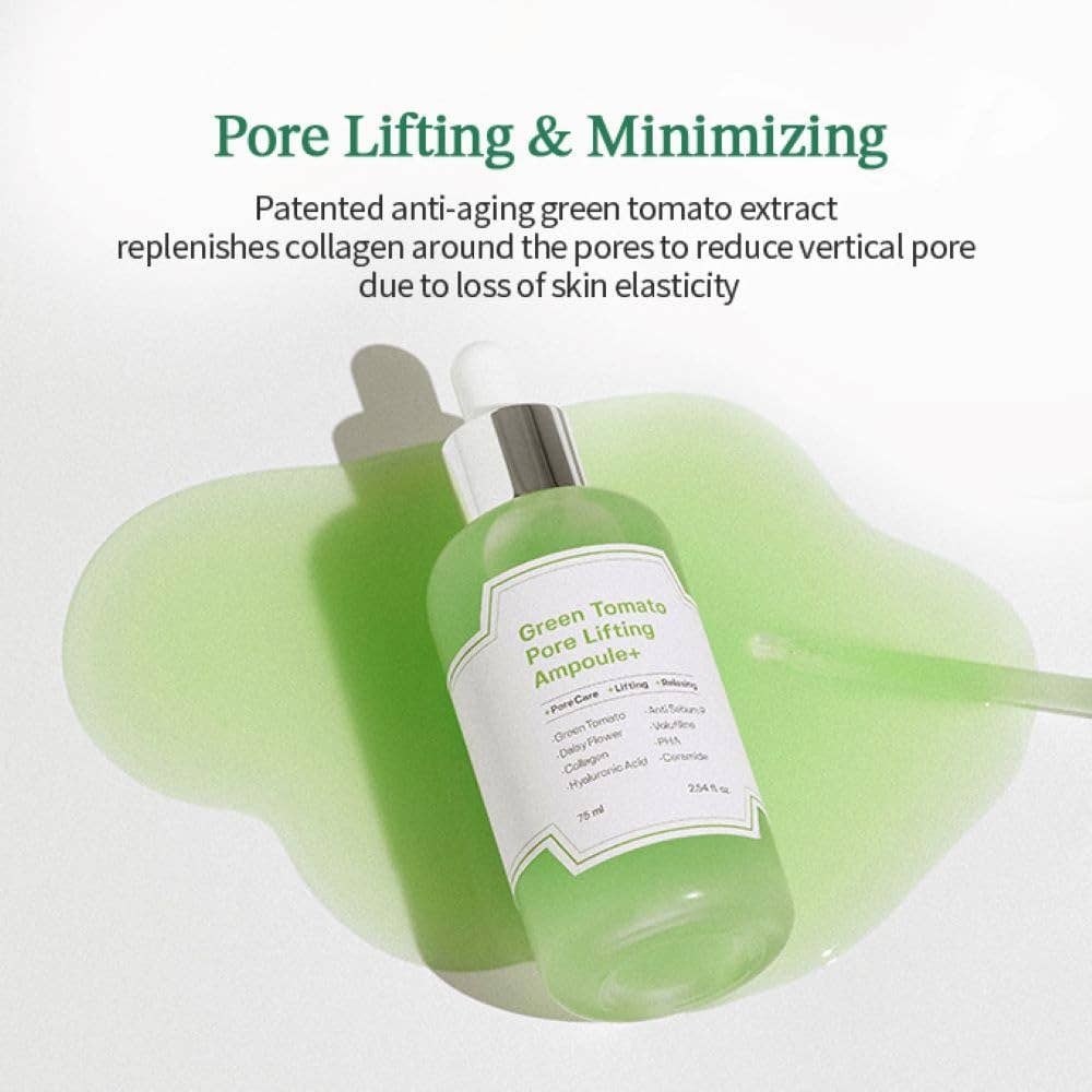 Sérum à la tomate verte resserre les pores