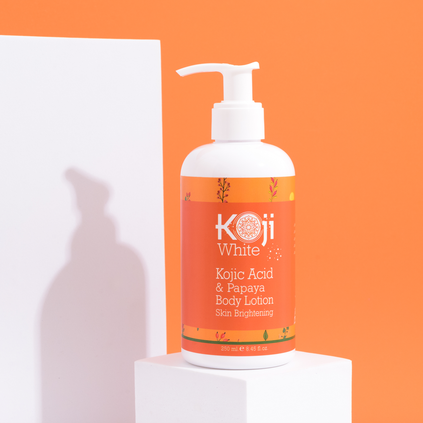 Lotion pour le corps éclaircissante à l'acide kojique et à la papaye, 2 bouteilles