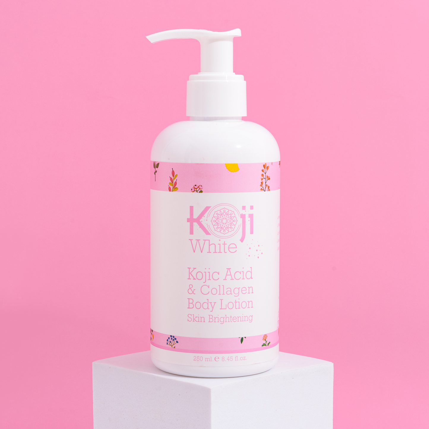 Lotion pour le corps éclaircissante à l'acide kojique et au collagène pour la peau, 2 bouteilles