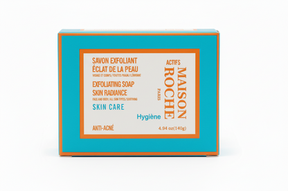 SAVON  EXFOLIANT
ÉCLAT DE  LA PEAU