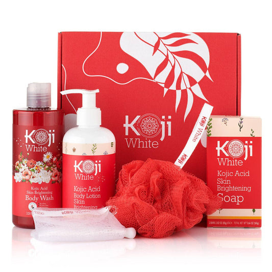 Coffret haut de gamme - Gel douche, barre de savon et lotion pour le corps