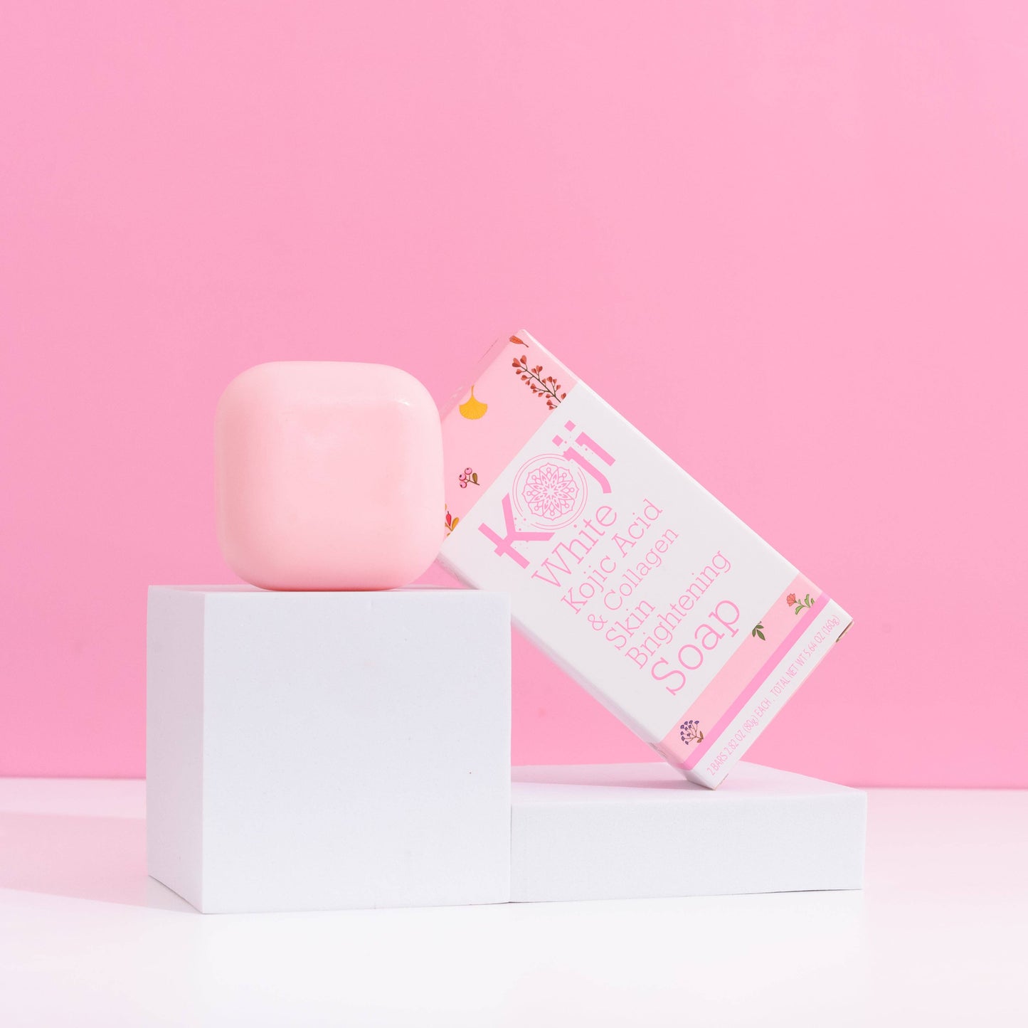 Savon éclaircissant pour la peau à l'acide kojique et au collagène
