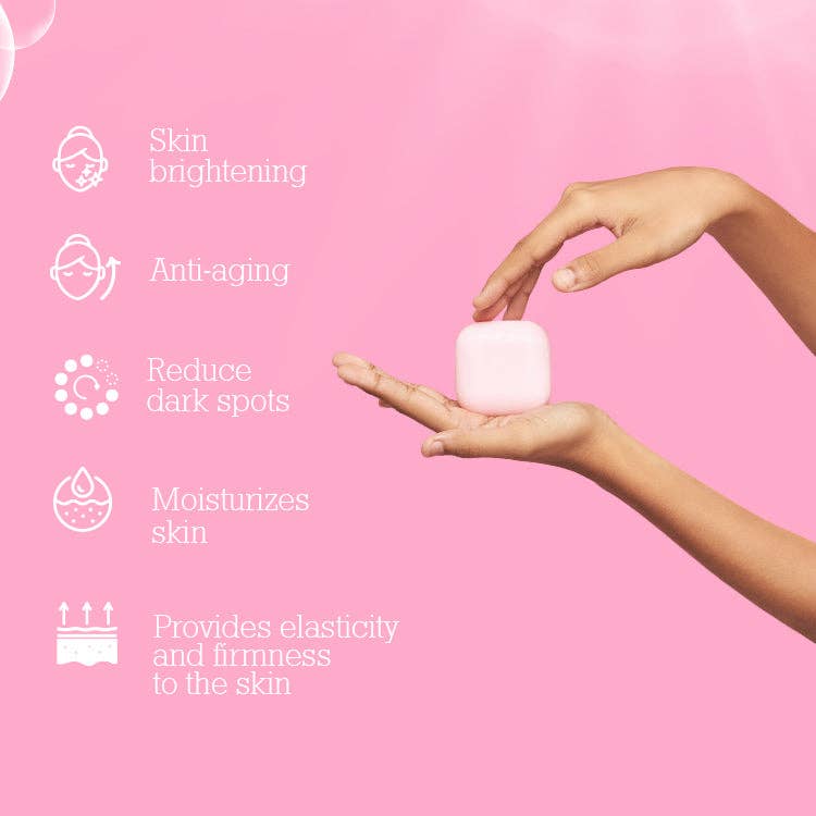 Savon éclaircissant pour la peau à l'acide kojique et au collagène