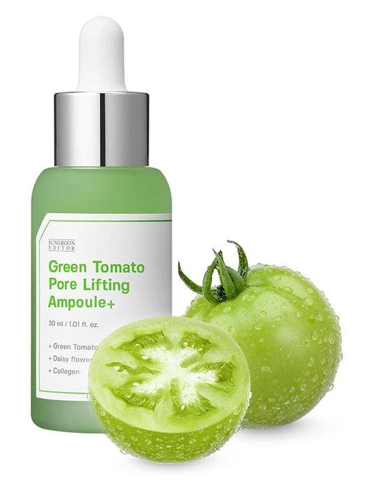 Sérum à la tomate verte resserre les pores