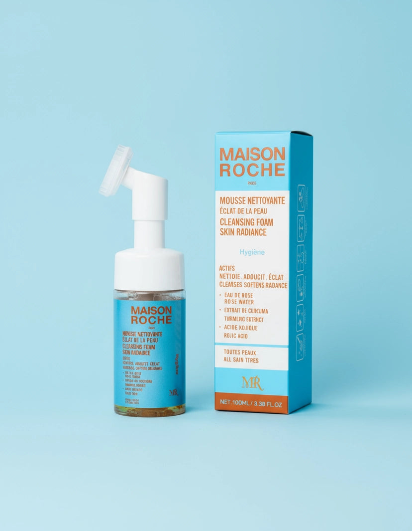 Mousse Nettoyante Triple- Action  Conçu pour les peaux  acnéique