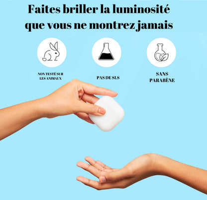Savon  pour la peau à l'acide kojique et au glutathion