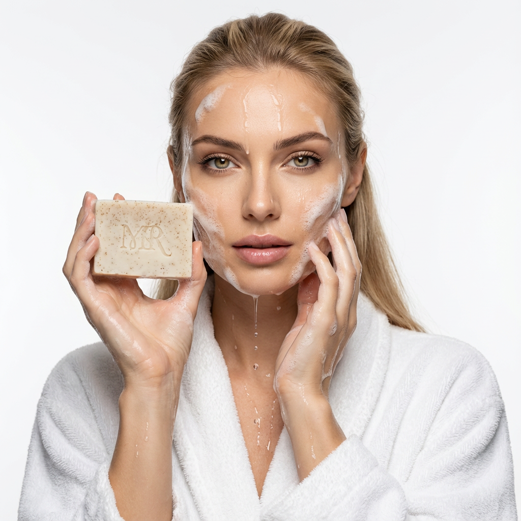 SAVON  EXFOLIANT
ÉCLAT DE  LA PEAU